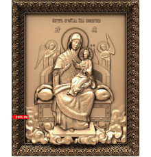 Богородица Всецарица | STL - 3D модель для ЧПУ