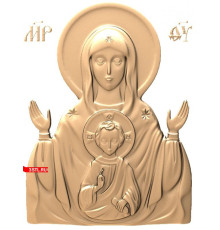 Божья Матерь Знамение | STL - 3D модель для ЧПУ