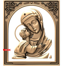 Божья Матерь Игоревская | STL - 3D модель для ЧПУ