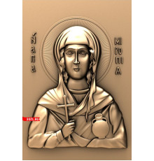 Святая Миропия | STL - 3D модель для ЧПУ