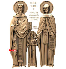 Святой Рафаэль, Николай и Ирина | STL - 3D модель для ЧПУ