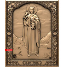 мученик Трифон | STL - 3D модель для ЧПУ