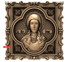 мученица Ирина | STL - 3D модель для ЧПУ