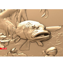 Щука | STL - 3D модель для ЧПУ