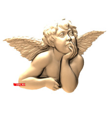 Ангел #4 | STL - 3D модель для ЧПУ
