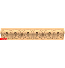 Багет 124 | STL - 3D модель для ЧПУ