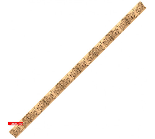 Багет 128 | STL - 3D модель для ЧПУ