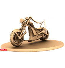 Байк | STL - 3D модель для ЧПУ
