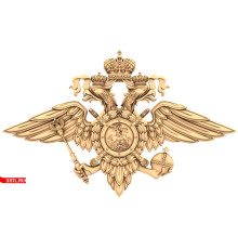 Герб МВД | STL - 3D модель для ЧПУ