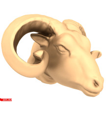 Голова барана | STL - 3D модель для ЧПУ