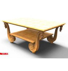 Журнальный стол 1 | STL - 3D модель для ЧПУ