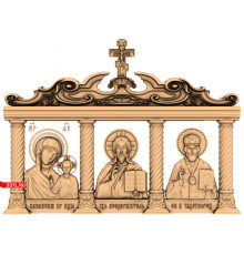 Иконостас #3 | STL - 3D модель для ЧПУ