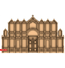 Иконостас #5 | STL - 3D модель для ЧПУ
