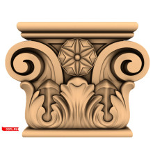 Капитель #5 | STL - 3D модель для ЧПУ