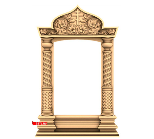 Киот #6 | STL - 3D модель для ЧПУ