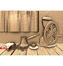 Кофейный мотив | STL - 3D модель для ЧПУ