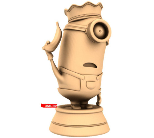 Миньоны набор | STL - 3D модель для ЧПУ