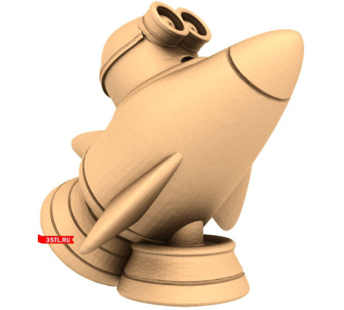 Миньоны набор | STL - 3D модель для ЧПУ