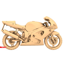 Мотоцикл Suzuki | STL - 3D модель для ЧПУ
