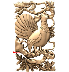Павлин | STL - 3D модель для ЧПУ