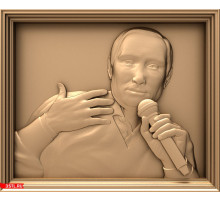 Президент Владимир Владимирович Путин | STL - 3D модель для ЧПУ