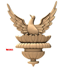 Птичка | STL - 3D модель для ЧПУ