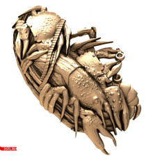 Рак | STL - 3D модель для ЧПУ