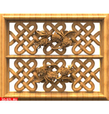 Решетка #6 | STL - 3D модель для ЧПУ