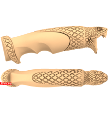 Рукоятка #8 | STL - 3D модель для ЧПУ