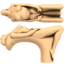 Рукоятка #9 | STL - 3D модель для ЧПУ