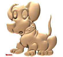 Собачка | STL - 3D модель для ЧПУ