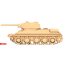 Танк Т34 | STL - 3D модель для ЧПУ