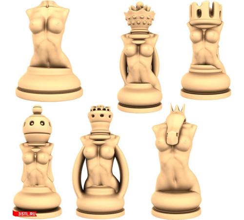 Эротические Набор | STL - 3D модель для ЧПУ